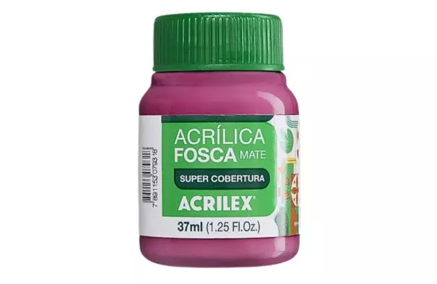 TINTA ACRILICA FOSCA ARTESANATO 37ML FUCHSIA 804 – UNIDADE | ACRILEX 3540