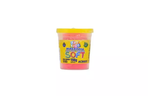 MASSA DE MODELAR SOFT 150G VERMELHA103 ACRILEX 7315