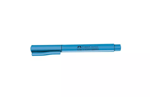 MARCA TEXTO GRIFPEN AZUL PONTA CHANFRADA - FABER CASTELL MT/AZZF