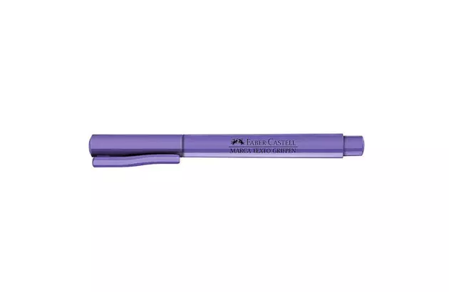 MARCA TEXTO GRIFPEN ROXO PONTA CHANFRADA - FABER CASTELL MT/RXZF