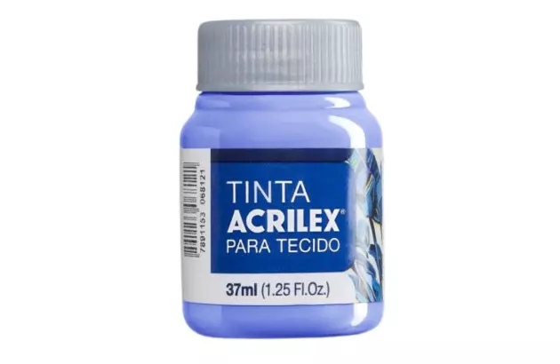 TINTA PARA TECIDO FOSCA 37ML AZUL ARDOSIA 993 - UNIDADE | ACRILEX 4140