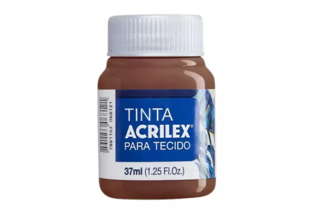 TINTA PARA TECIDO FOSCA 37ML CERÂMICA 506 ACRILEX 4140