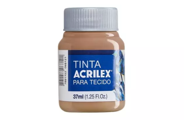 TINTA PARA TECIDO FOSCA 37ML MARROM CAFÉ 953 - UNIDADE | ACRILEX 4140