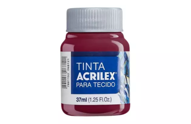 TINTA PARA TECIDO FOSCA 37ML PURPURA 550 - UNIDADE | ACRILEX 4140
