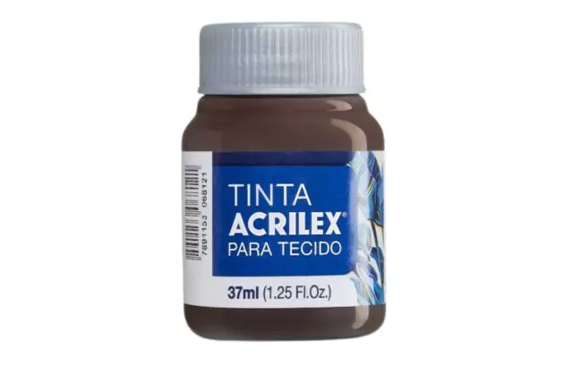 TINTA PARA TECIDO FOSCA 37ML RUSTICO 896 - UNIDADE | ACRILEX 4140
