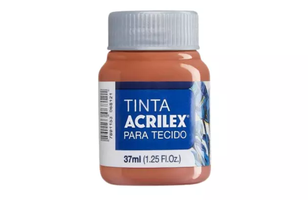 TINTA PARA TECIDO FOSCA 37ML TELHA 932 - UNIDADE | ACRILEX 4140