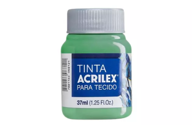 TINTA PARA TECIDO FOSCA 37ML VERDE SECO 594 - UNIDADE | ACRILEX 4140