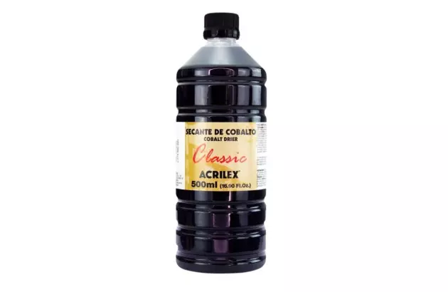 SECANTE DE COBALTO CLASSIC 500ML ACRILEX REF 15950