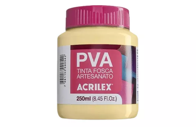 TINTA PVA FOSCA PARA ARTESANATO 250ML CAMURCA 525 - UNIDADE | ACRILEX 3225