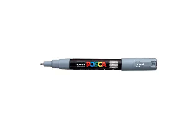 CANETA POSCA PC-1MR AZUL METÁLICO - PONTA EXTRAFINA 0,7MM | UNI-BALL