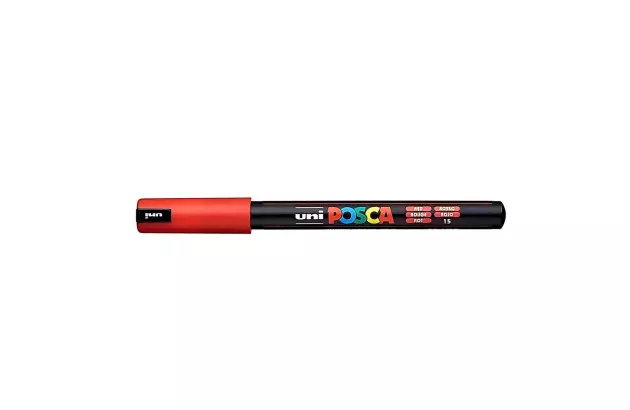 CANETA POSCA PC-1MR PRETA - PONTA EXTRAFINA 0,7MM |UNI-BALL