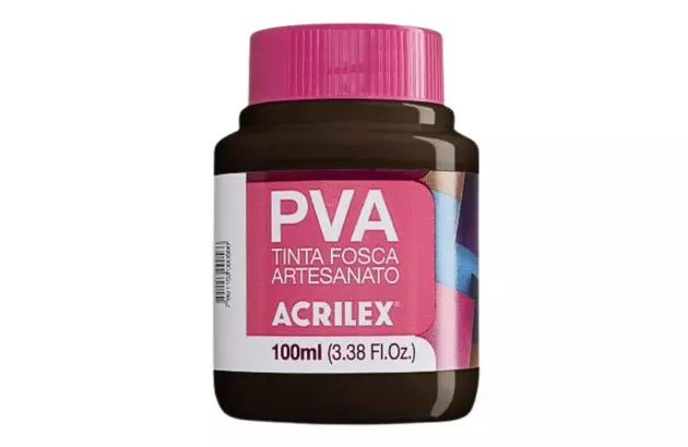 TINTA PVA FOSCA PARA ARTESANATO 100ML RÚSTICO 896 - UNIDADE | ACRILEX 3210