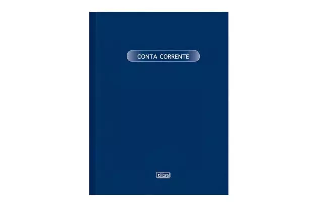 LIVRO CONTA CORRENTE GRANDE 100 FOLHAS 218X319MM - CAPA DURA | TILIBRA