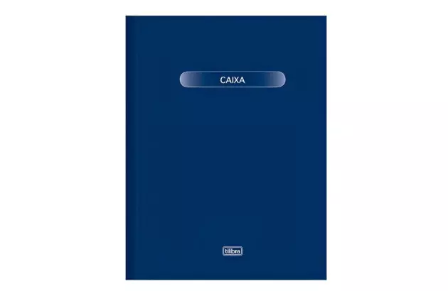 LIVRO CAIXA GRANDE 100 FOLHAS 56G/M² 218X319MM - CAPA DURA | TILIBRA