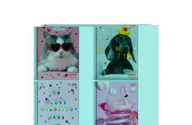 CADERNO UNIVERSITÁRIO COSTURADO CAPA DURA 96F ZOOM+ MASCULINO 200X275MM - UNIDADE | TILIBRA
