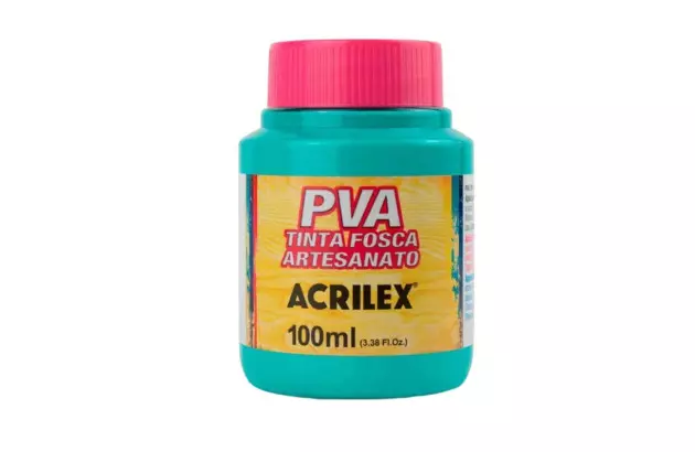 TINTA PVA FOSCA PARA ARTESANATO 100ML AMARELO CÁDMIO 536 - UNIDADE | ACRILEX 3210
