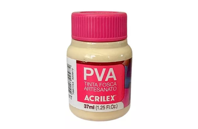 TINTA PVA FOSCA PARA ARTESANATO 37ML AREIA 817 - UNIDADE | ACRILEX 3240