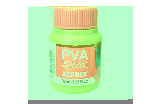 TINTA PVA FOSCA PARA ARTESANATO 37ML AZUL PETRÓLEO 596 - UNIDADE | ACRILEX 3240