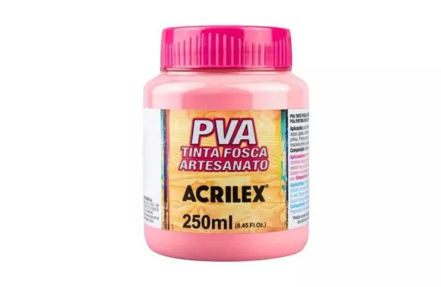 TINTA ACRILICA FOSCA ARTESANATO 250ML AMARELO OURO 505 – UNIDADE | ACRILEX 3525