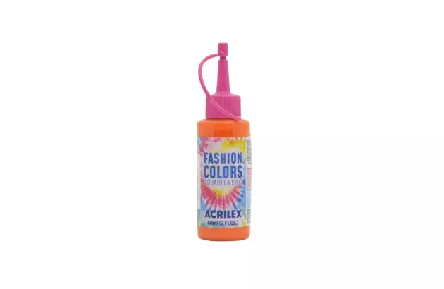 TINTA TECIDO AQUARELA SILK LARANJA 517 60ML 4560 ACRILEX