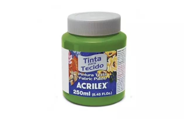 TINTA PARA TECIDO FOSCA 250ML VIOLETA 516 - UNIDADE | ACRILEX 4125