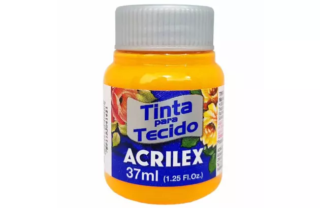 TINTA PARA TECIDO FOSCA 37ML VERMELHO CARMIM 509 - UNIDADE | ACRILEX 4140