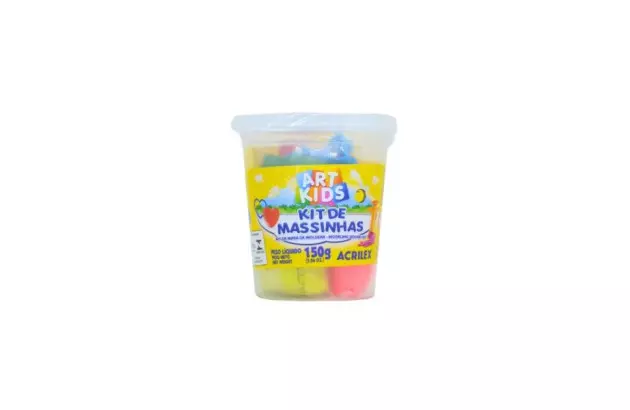 KIT DE MASSINHAS ART KIDS 150G 40001 ACRILEX