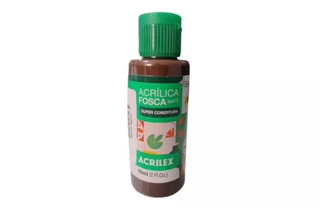 TINTA ACRILICA FOSCA ARTESANATO 60ML RUSTICO 896 – UNIDADE | ACRILEX 3560