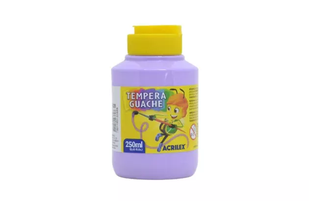 TINTA GUACHE 250ML LILAS 528 2025 ACRILEX