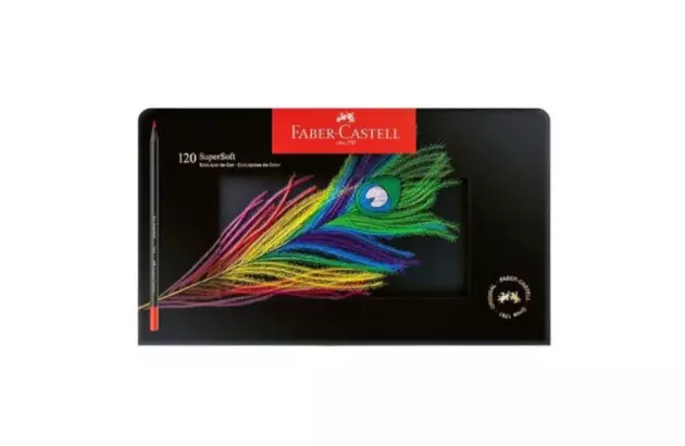 LAPIS DE COR 12 CORES SUPERSOFT 210710 FABER CASTELL