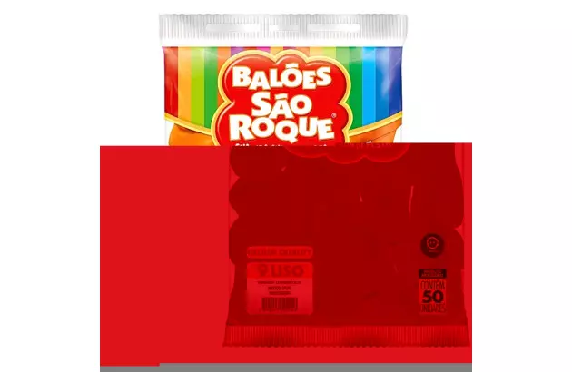 BALÃO LISO 9 POLEGADAS LARANJA MANDARIM HELIUM QUALITY 50 UNDS SÃO ROQUE