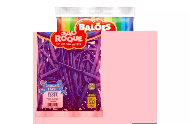 BALÃO LISO 7 POLEGADAS ROXO AMETISTA 50 UNDS SÃO ROQUE