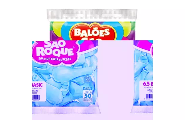BALÃO LISO 6.5 POLEGADAS ROSA CLARO 50 UNDS SÃO ROQUE