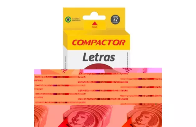STENCIL LETRAS E NÚMEROS VAZADAS ABC 20MM PARA CARTAZES E ARTESANATO – COMPACTOR