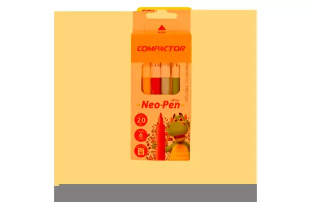 CANETA ESFEROGRAFICA 0.7 COMPACTOR VERDE