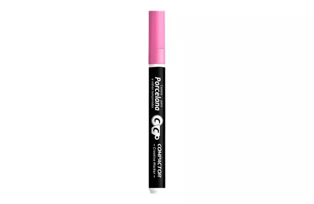 CANETA PARA PORCELANA CREATIVE MARKER ROSA COMPACTOR
