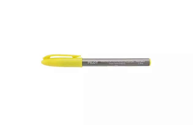MARCADOR PARA RETRO PROJETOR 2.0 AMARELO PONTA MÉDIA PERMANENTE PILOT
