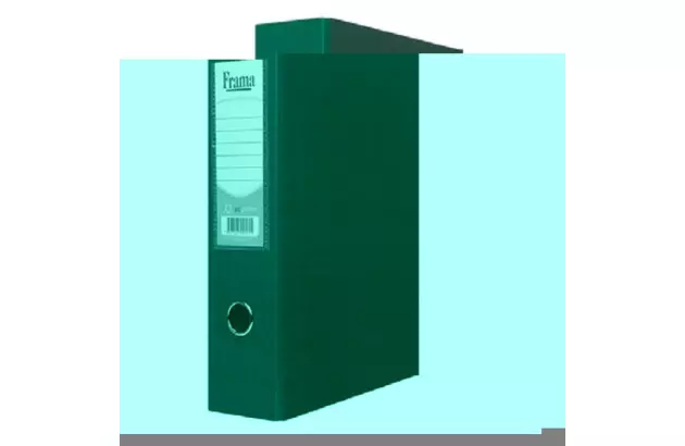 REGISTRADORA AZ OFÍCIO LOMBO LARGO USUAL VERDE - 28X8X34,5CM - UNDIDADE | FRAMA