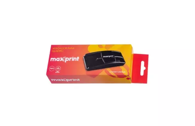APAGADOR PARA QUADRO BRANCO PRETO MAXPRINT