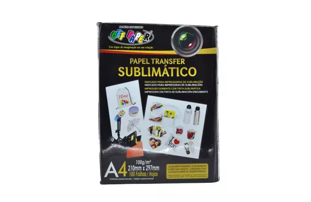 PAPEL ESPECIAL GLITTER METÁLICO ARCO-IRIS A4 250G 10FLS 210X297MM OFF PAPER