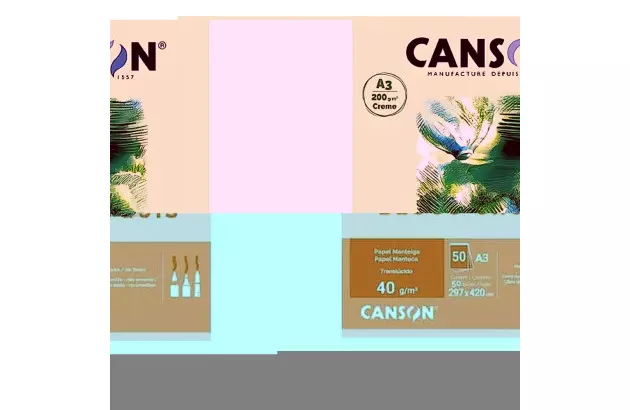 BLOCO CROQUIS MANTEIGA A4 40G/M² 50 FOLHAS TRANSLÚCIDO | CANSON