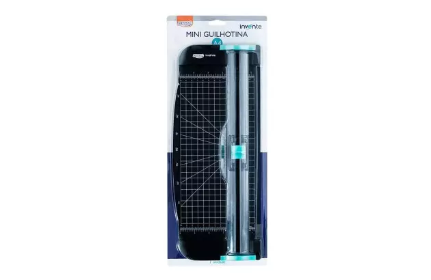 MINI GUILHOTINA A4 - CAPACIDADE CORTE 12FLS DE 80G/M²- ARTESANATO | BRW GU0001