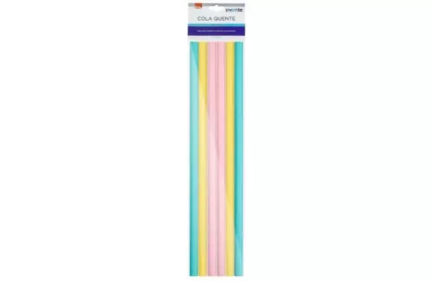 COLA BASTAO QUENTE PASTEL GROSSO 11.2X300MM  PCT/6 BRW CQ2011