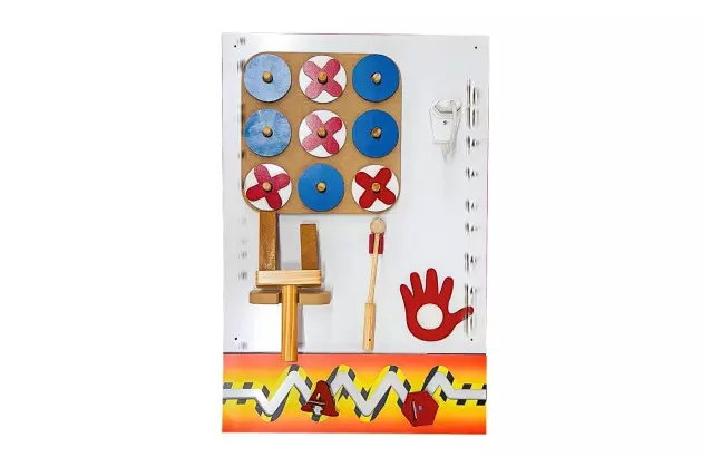 PAINEL MULTI SENSORIAL VOGAL A + 3 ANOS INCLUSIVO 1415 CARLU