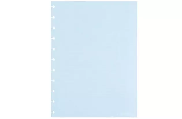 REFIL INTELIGENTE MEDIO 90G AZUL PAUTADO LINHAS BRANCAS 50 FOLHAS BLUELOVER CIRM3046