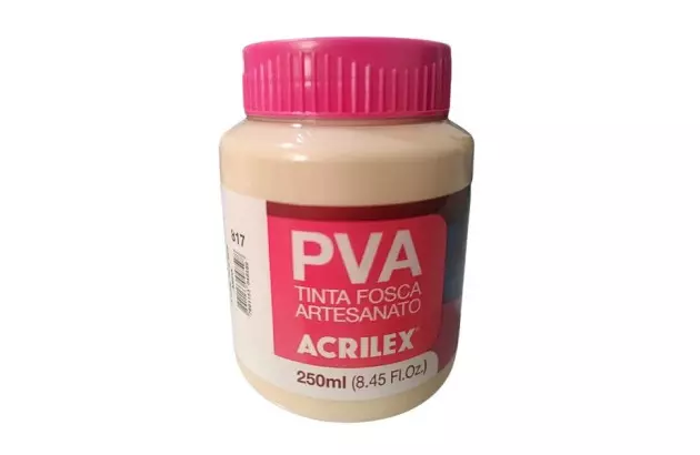 TINTA PVA FOSCA PARA ARTESANATO 250ML VERDE MAÇÃ 802 – UNIDADE | ACRILEX 3225