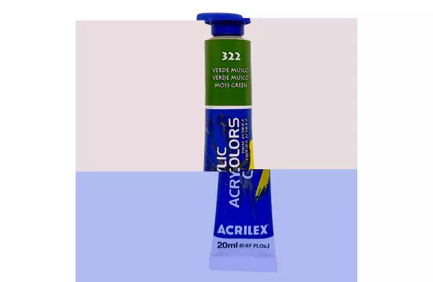 TINTA ACRÍLICA PARA TELA ACRYLIC COLORS 20ML CARMIM 379 - UNIDADE | ACRILEX 13123
