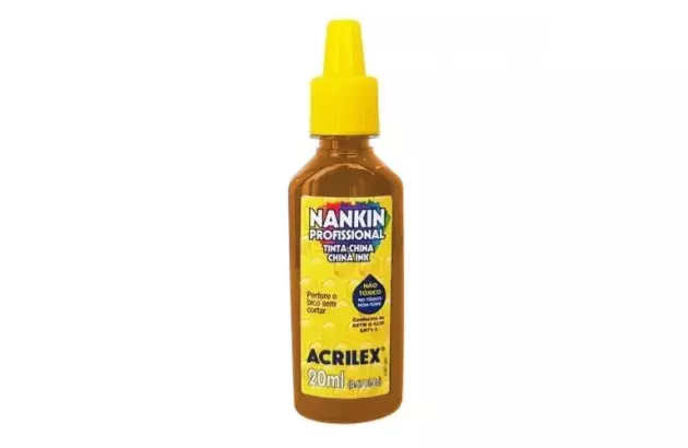 TINTA ACRÍLICA PARA TELA ACRYLIC COLORS 20ML SÉPIA 396 - UNIDADE | ACRILEX 13123