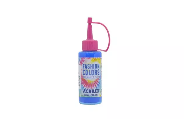 TINTA TECIDO AQUARELA SILK 60ML FASHION COLORS AZUL CELESTE 503 ACRILEX 4560