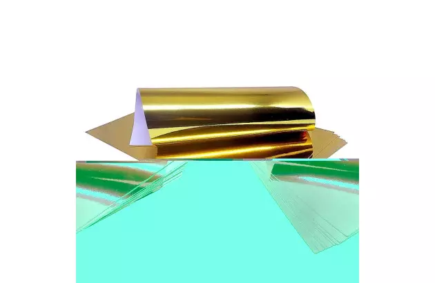 PAPEL CARTOLINA LAMINADO 48X60CM OURO - FOLHA